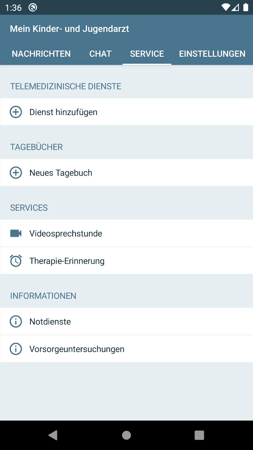 Praxis-App Screenshot