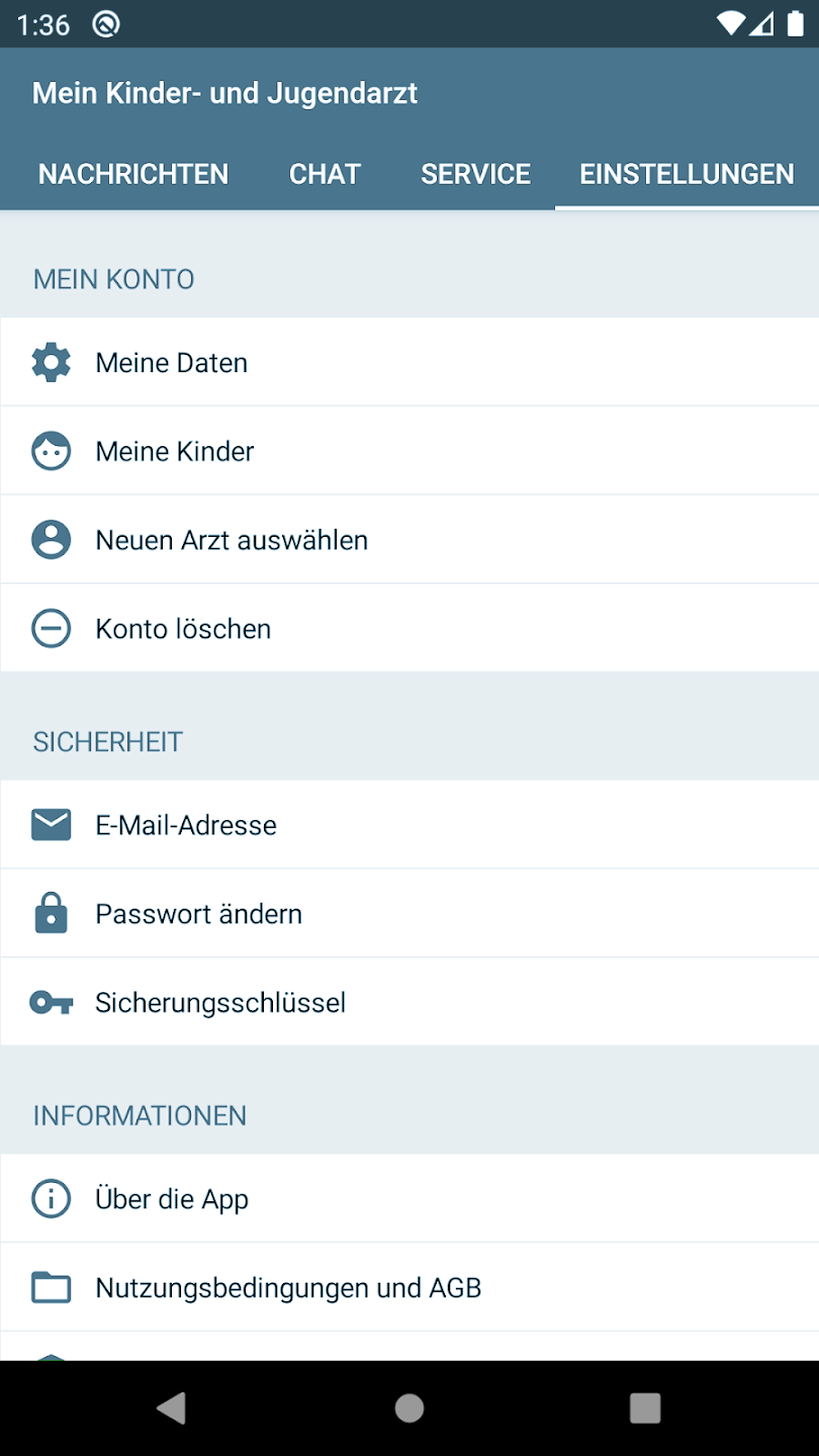 Praxis-App Screenshot